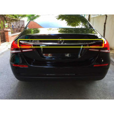 Накладка из нержавейки над номером для Mercedes A-сlass W177 2018- гг