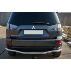 Задняя защита D125201 (нержавейка) для Mitsubishi Outlander 2006-2012 гг