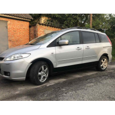 Накладки на арки (4 шт, чорні) 2005-2008, ABS-пластик для Mazda 5 рр