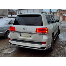 Задній бампер 2016-2025 під фарбування (Китай) для Toyota Land Cruiser 200 рр