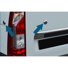 Заглушки (4 шт, нерж) Carmos - Турецька сталь для Renault Master 2011-2023 рр