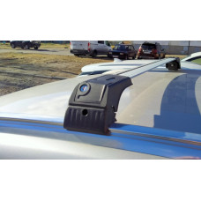 Поперечины на интегрированные рейлинги с замком Skybar V2 (2 шт) до 120 см, Серые