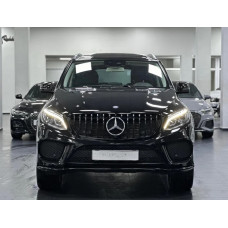Передняя решетка GT Panamericana Черная (для GLE) для Mercedes GLE/ML сlass W166 2011-2018 гг