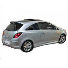 Спойлер 2-дверный (грунтованный под покраску) для Opel Corsa D 2007-2014 гг