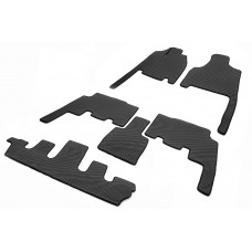Коврики (3 ряда, EVA, черные) для Chrysler Voyager 2001-2007 гг