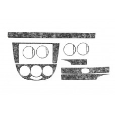 Накладки на панель приборов HB/SW (Meric) Черный рояль для Chevrolet Lacetti 2003-2024 гг