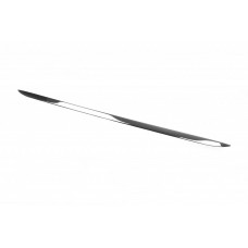 Накладка на багажник Черный Хром (нерж сталь) для Nissan Qashqai 2014-2021 гг