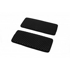 Полиуретановые коврики на пороги (2 шт, EVA, черные) для Citroen Jumper 2007-2025 гг