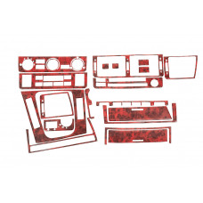 Накладки в салон (Compact) Темное дерево для BMW 3 серия E-46 1998-2006 гг