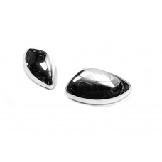 Накладки на Зеркала (2 шт, Нержавейка) для Renault Captur 2019- гг