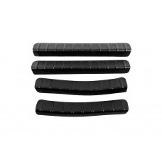 Накладки на дверные пороги EuroCap (4 шт, ABS) для Renault Clio V 2019- гг