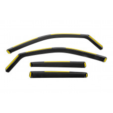 Вставные ветровики Niken Luxury (4 шт) для Mercedes GLE/ML сlass W166 2011-2018 гг