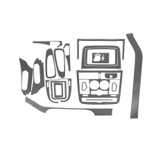 Накладки на панель (Meric, Полный комплект) 2004-2006, Карбон для Mercedes Vito W639