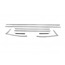 Окантовка вікон (HB) (8 шт, нерж.) для Opel Astra K 2016-2021 рр