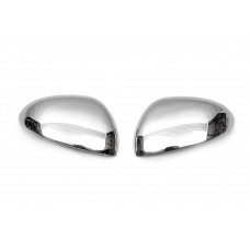 Накладки на зеркала (2 шт, нерж.) для Mercedes C-class W206 2022- рр