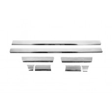 Комплект дверных молдингов нержавейка Короткая База для Opel Movano 2021- гг