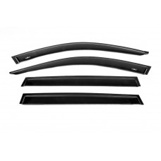 Ветровики на окна (4 шт, HIC) для Skoda Kodiaq 2016-2023 гг