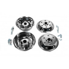 Колпаки из нержавеющей стали Exclusive V1 (2-кольцевой дизайн) для Volkswagen LT 1995-2006 гг