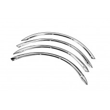 Накладки на арки (4 шт, нержавейка) для Skoda Octavia II A5 2006-2010 гг