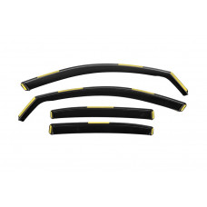 Вітровики вставні Niken Luxury (SD, 4 шт) для Skoda Octavia II A5 2006-2010 рр