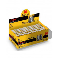 Батарейка KODAK XTRALIFE LR03 коробка 1х4 шт. NEW