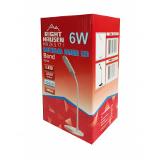 Настольная лампа RIGHT HAUSEN LED BEND 6W белая HN-245171