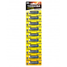 Батарейка TOSHIBA ALKALINE LR6 HP блистер ВР 1х10
