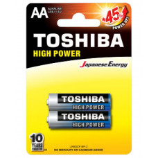 Батарейка TOSHIBA ALKALINE LR6 HP блистер ВР 1х2