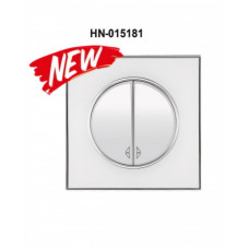 Выключатель RIGHT HAUSEN LAURA 2-й внутренний белый проходной HN-015181 NEW