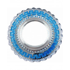 Светильник встраиваемый LED PANEL RIGHT HAUSEN CRYSTAL 7 MR16+3W LED 4000K BLUE HN-275092 NEW