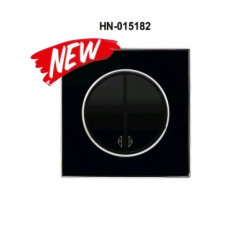 Выключатель RIGHT HAUSEN LAURA 2-й внутренний черный проходной HN-015182 NEW