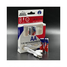 Аккумулятор RIGHT HAUSEN AA 1,5V with Type-C 2700 mWh HN-303100 NEW
