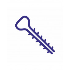 Крепление Дюбель-Елочка плоское (10х5)