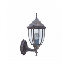 Светильник парковый RIGHT HAUSEN (металл/античное золото) 6 округлых граней 60W E27