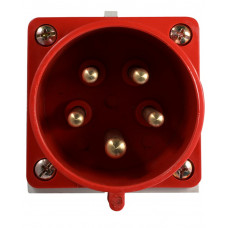 Вилка стаціонарна ВС 32А/5 3Р+N+РЕ (525) АСКО