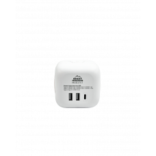 Разветвитель Right Hausen Cube с заземлением, выключателем, 2 USB type-A, USB type-C HN-024101 NEW