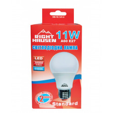 Лампа RIGHT HAUSEN LED Standard A60 11W E27 6500K HN-151012