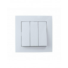 Выключатель RIGHT HAUSEN VELENA 3-й внутренний белый HN-011251 NEW