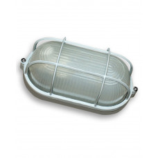 Светильник настенный Ecostrum 60W Е27 овал белый с решеткой SL-1151