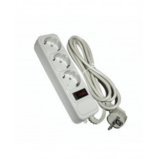 Фильтр Maxxtro компьютерный серый 3 м, 3 розетки