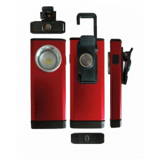 Фонарик RIGHT HAUSEN FLAT 2W+1W 3хAAA красный HN-312102