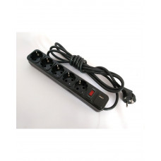 Фильтр компьютерный КРЕТ черный 3 м, 5 розеток USB