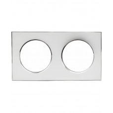 Рамка RIGHT HAUSEN LAURA 2-а вертикальна біла HN-015251