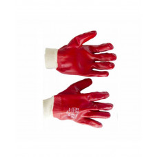 Перчатка МБС х/б с нанесением ПВХ красная