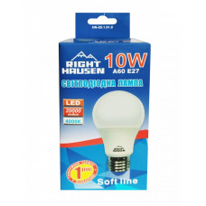 Лампа RIGHT HAUSEN LED Soft line A60 10W E27 4000K HN-251010