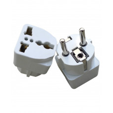 Европереходник RIGHT HAUSEN универсальный белый HN-023031 NEW