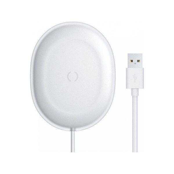 Бездротовий зарядний пристрій Baseus Jelly wireless charger 15W White
