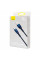 Кабель Baseus Glimmer Series Fast Charging Data Cable USB to Type-C 100W 2m Blue