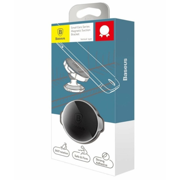 Автотримач для телефона Baseus Small Ears Series Magnetic Bracket（Flat type）Cluster Black