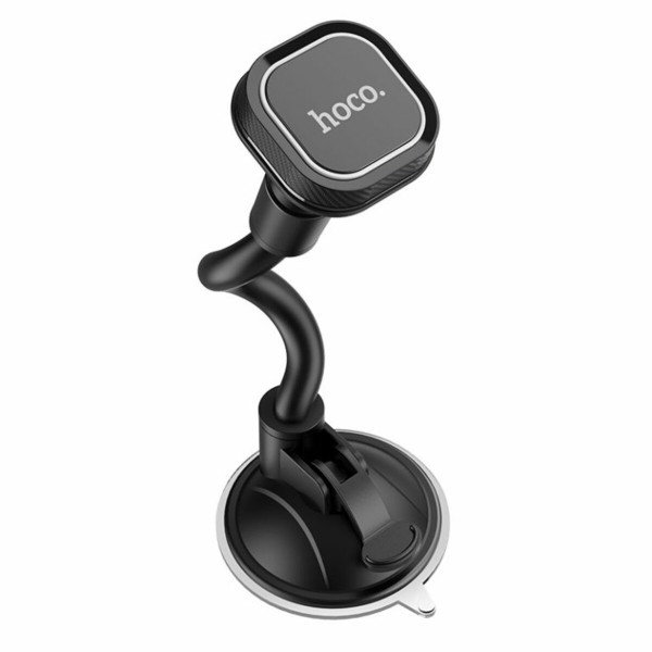 Автотримач для телефона HOCO CA55 Astute series windshield car holder Black/Gray